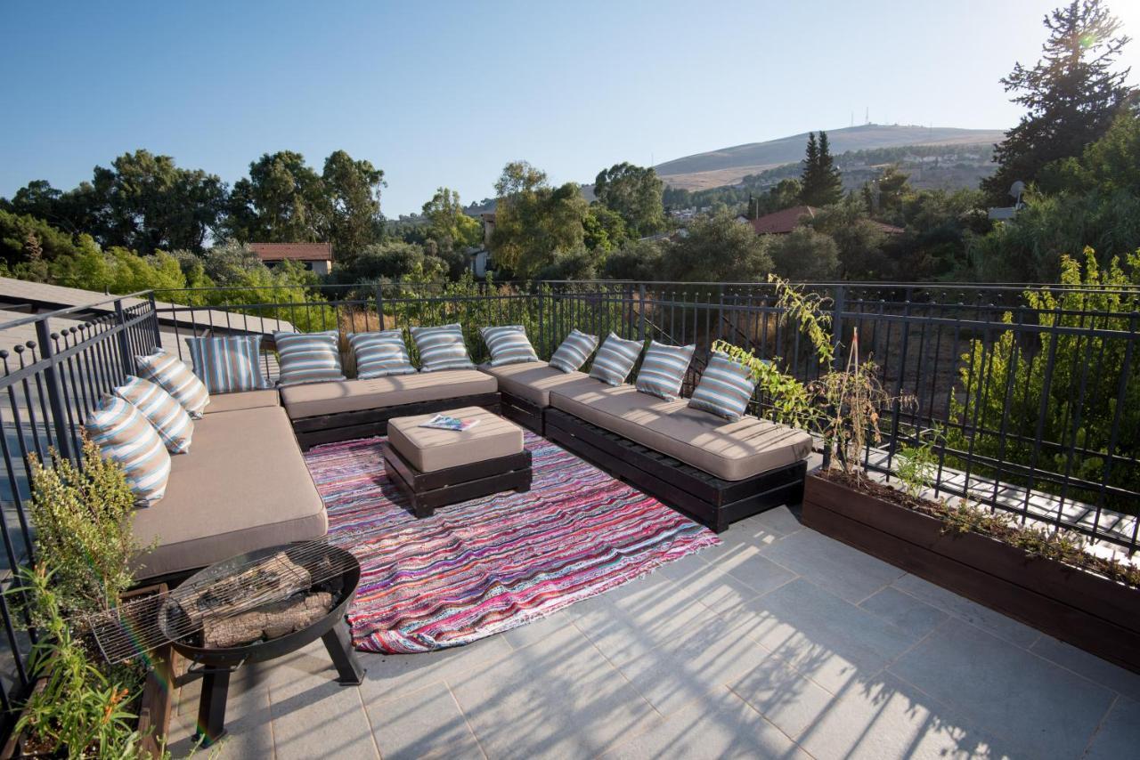 4 Elements צימר ארבעת היסודות Rosh Pinna Exterior foto